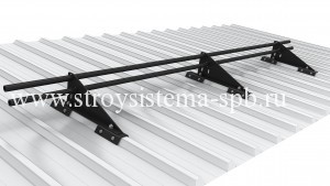 трубчатый снегозадержатель на профнастил снегозадержатель на профнастил