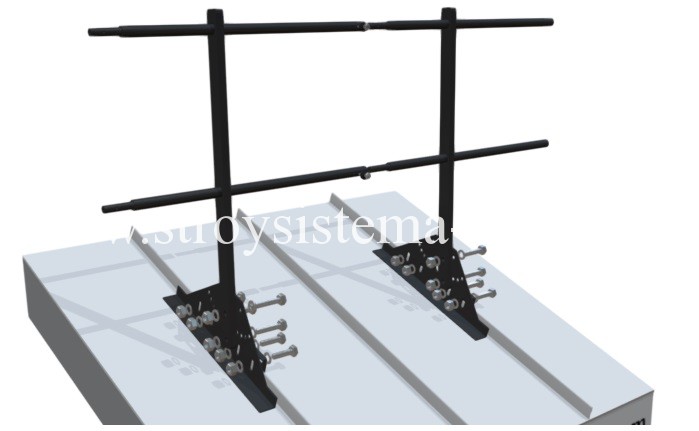 Кровельное ограждение на фальц Кровельное ограждение FISHER