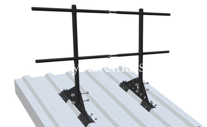 Кровельное ограждение на профлист Ограждение кровли FISHER