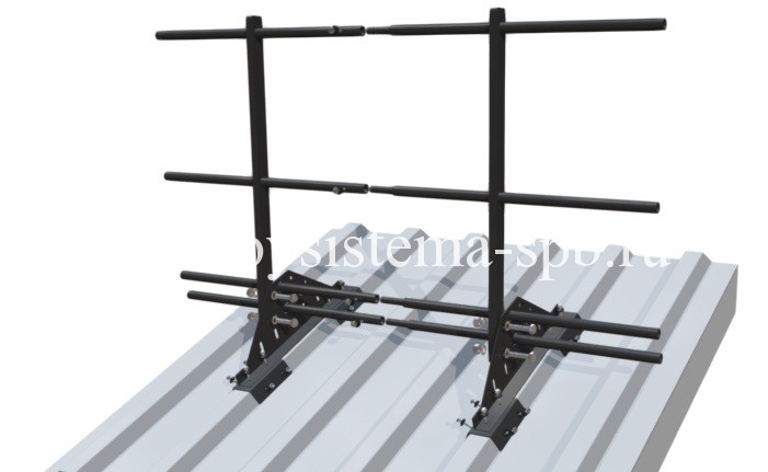 Ограждение кровли FISHER на сэндвич-панель Ограждение кровли FISHER