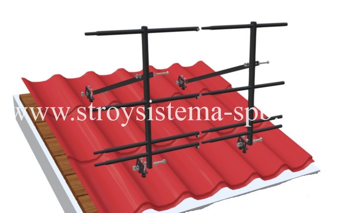 Ограждение кровли STANDART Кровельное ограждение ПК СТРОЙСИСТЕМА