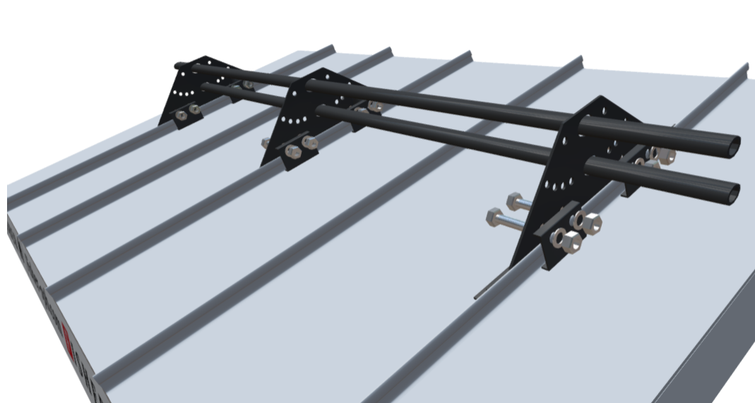 Трубчатый снегозадержатель на фальц FISHER Трубчатый снегозадержатель на фальц