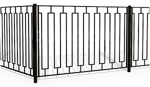 Металлические заборы
