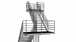 Эвакуационные лестницы маршевые пк стройсистема Эвакуационные лестницы пк стройсистема