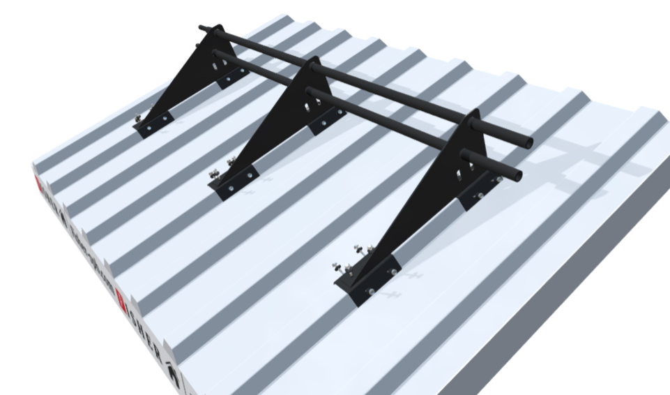 Снегозадержатель трубчатый для сэндвич-панелей Снегозадержатель трубчатый STANDART для сэндвич-панелей