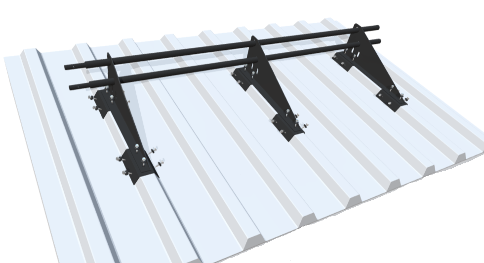 Снегозадержатель STANDART на сэндвич-панель Снегозадержатель STANDART для сэндвич-панелей